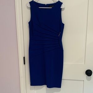 Ivanka Trump Royal Blue Midi Dress